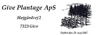 Give Plantage APS
